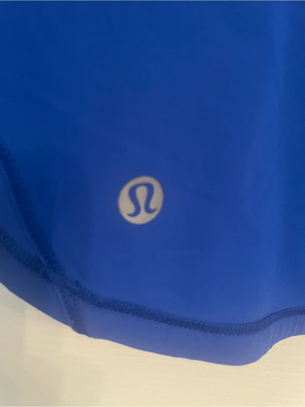 Lulu lemon Blue Racerback Tank Top with mesh detail- Lightweight Activewear